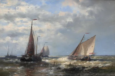 Fischerboote auf See